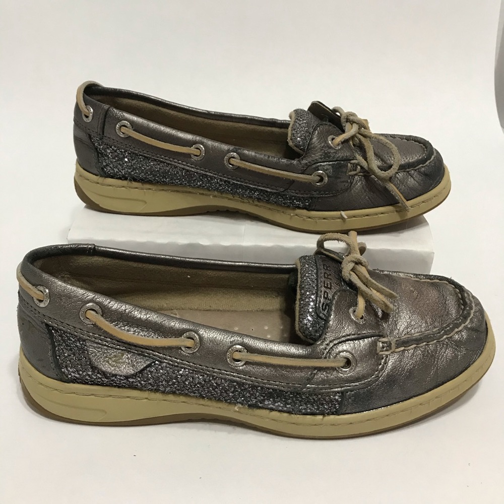 Sperry Too Sliders Women’s Boat Shoes Silver 6.5